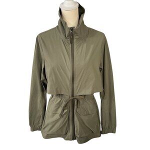 The North Face Women's Hooded Sightseer II Jacket Olive Green Size Medium